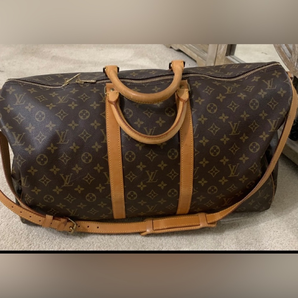 LOUIS VUITTON KEEPALL 55 EUC